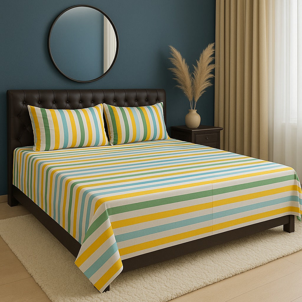 Cozify Pure Cotton Bed Sheet - King - CPB043