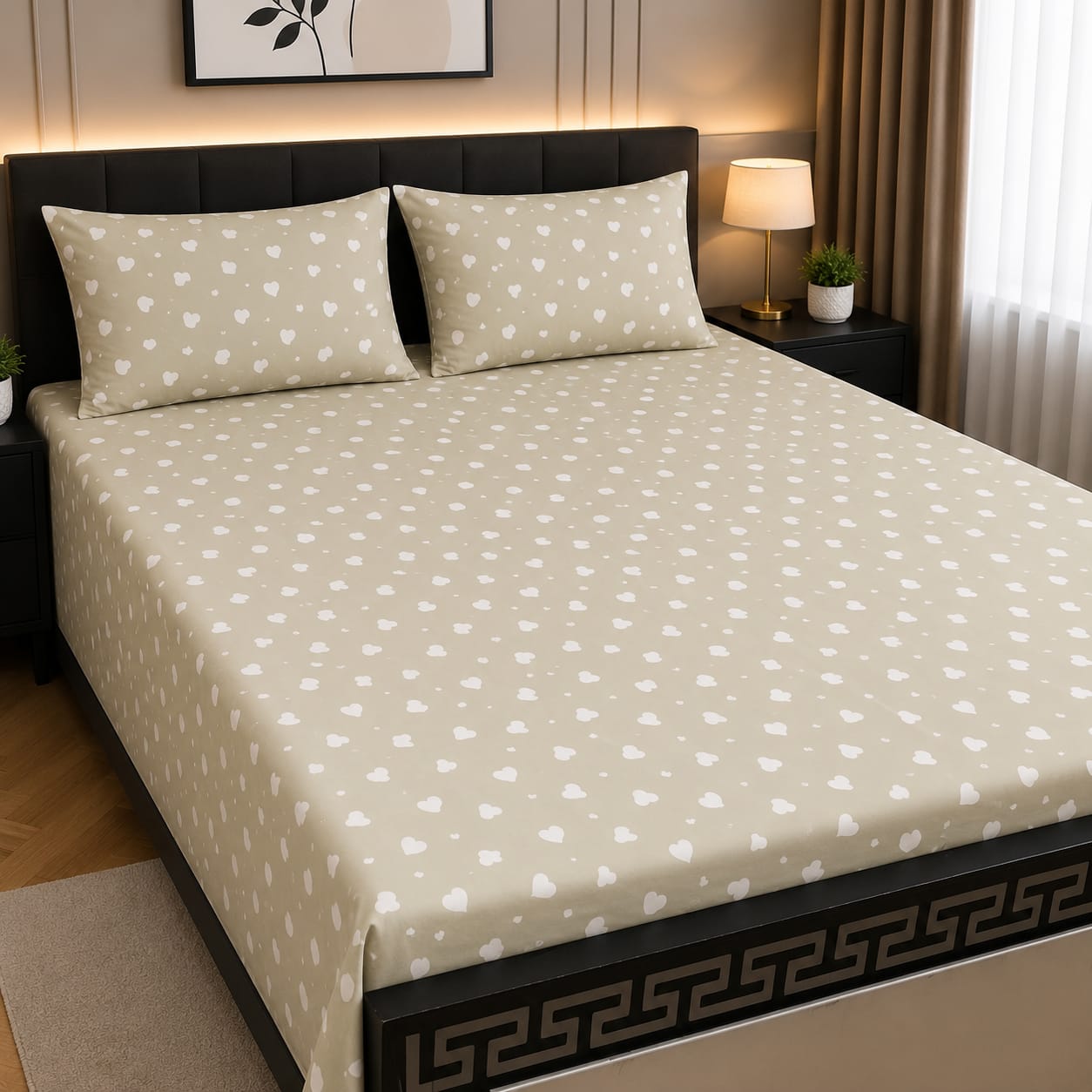 Cozify Pure Cotton Bed Sheet - King - CPB 07