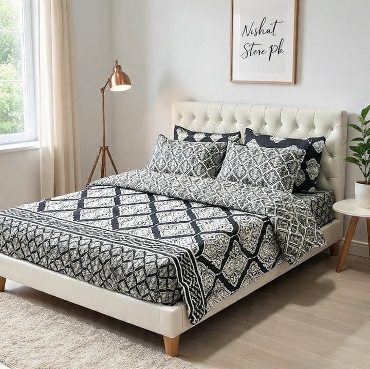 Rurva Cotton Comforter Set - 7pcs - RCS010