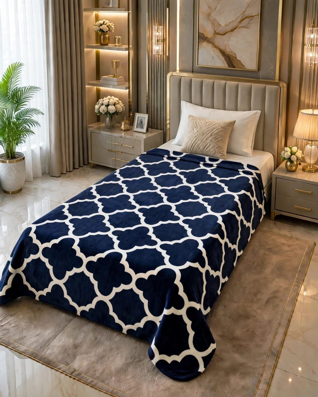 Fleezy Single Printed Blanket | Ultra Soft & Warm S07