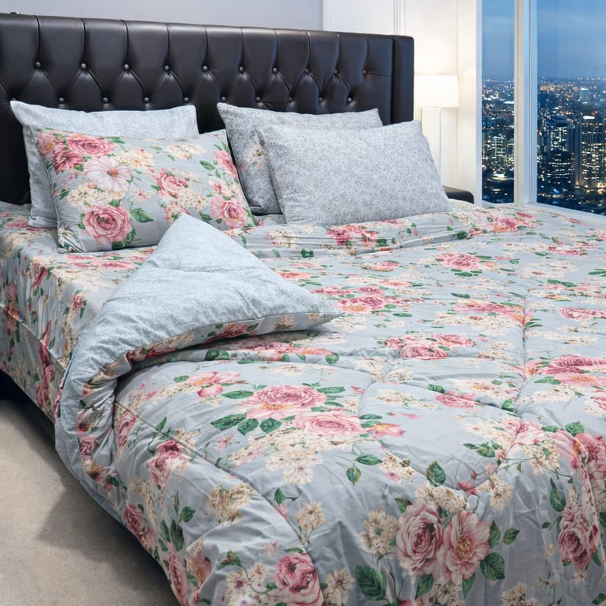 6 PCS Pure Cotton Razai Set – Comfort & Elegance Combined 012