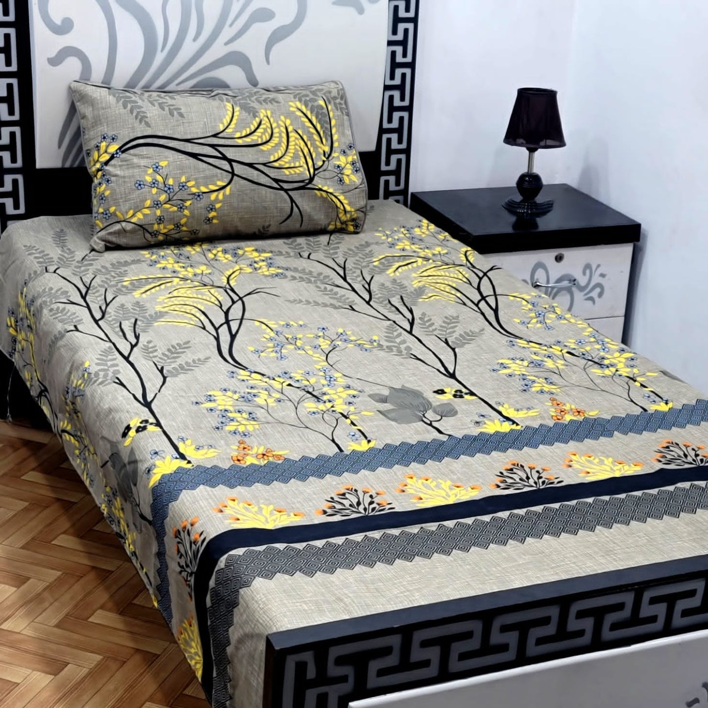 Tytan Cotton Bed Sheet - Single - TSB015