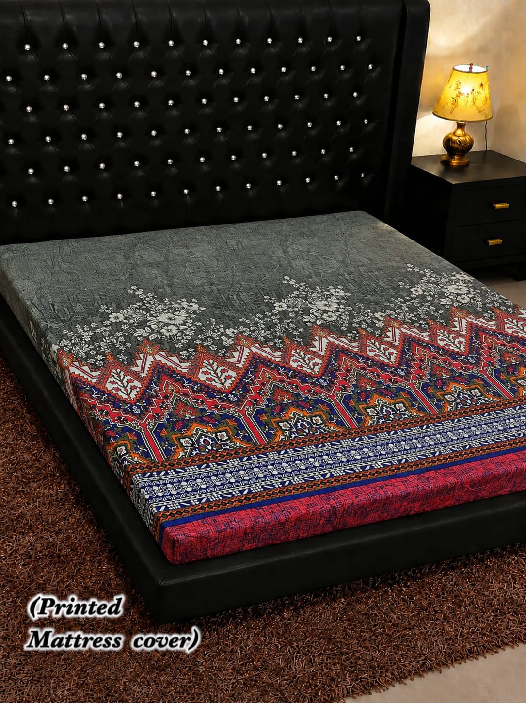 Premium Water Proof Printed Mattress Cover | Soft, Durable & Protective