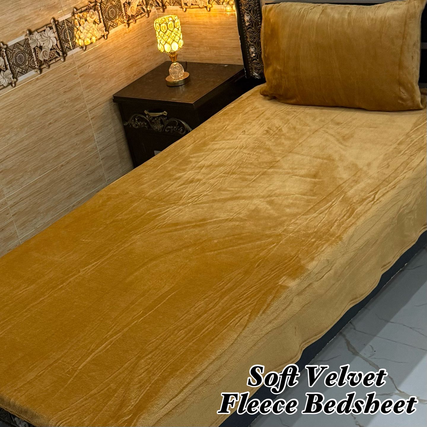 ποΈ 2 Pcs Single Fleece Bedsheet Set β Soft, Warm & Stylish