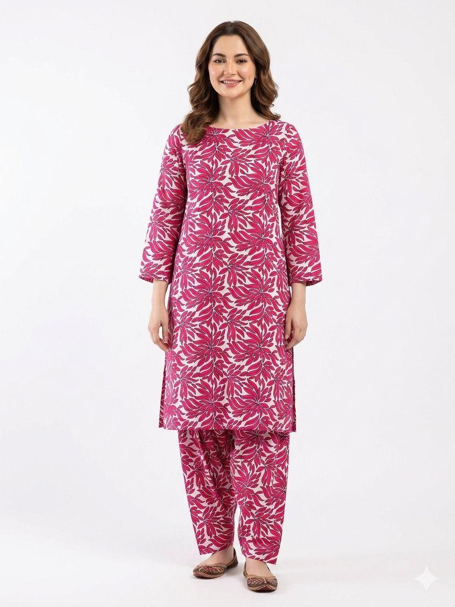 Summer Women Unstitched Suit - 2pcs - WWU070