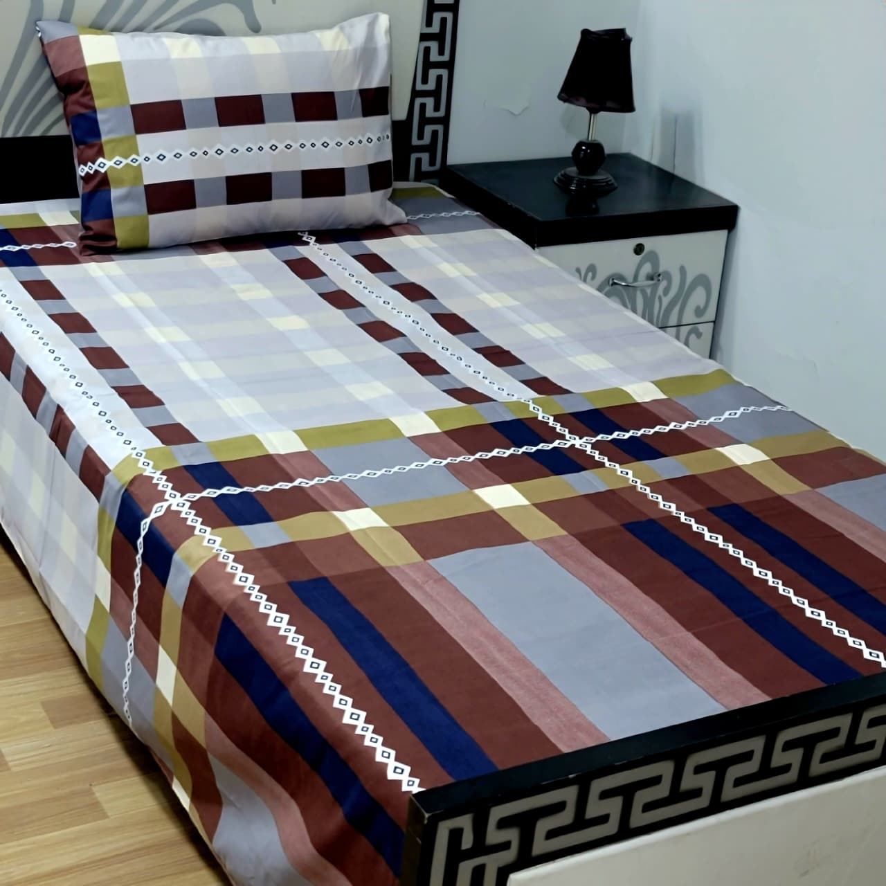 COZIFY PURE COTTON SINGLE BEDSHEET 043