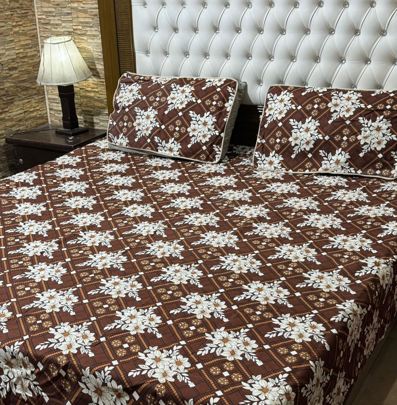 Super Cotton Bed Sheet - King - TBS07