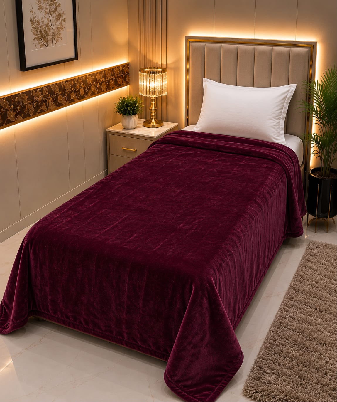 Premium Single Blanket – Ultra Soft, Warm & Cozy S02
