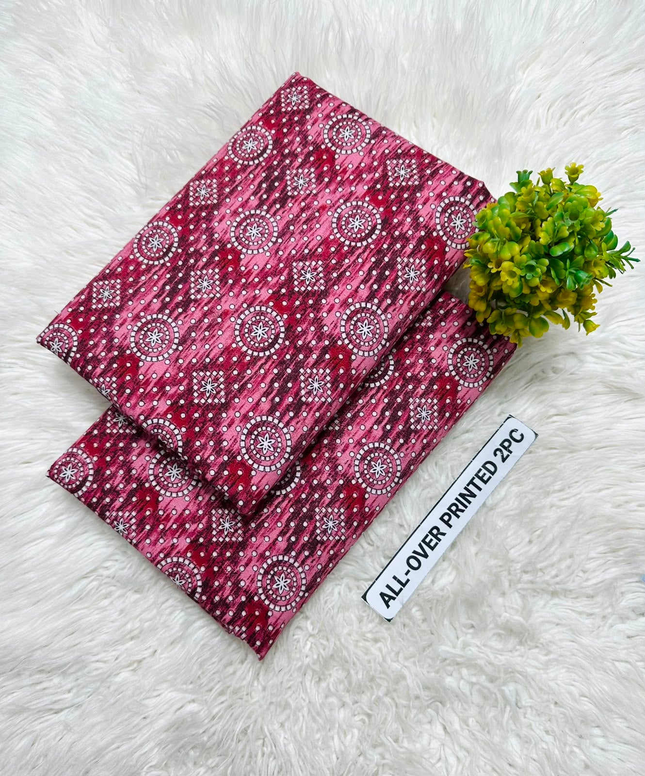 Summer Women Unstitched Suit - 2pcs - WWU97