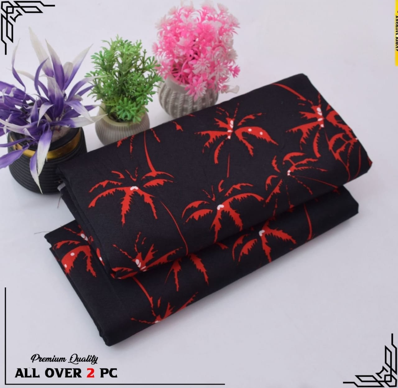 Winter Women Unstitched Suit - 2pcs - WWU039