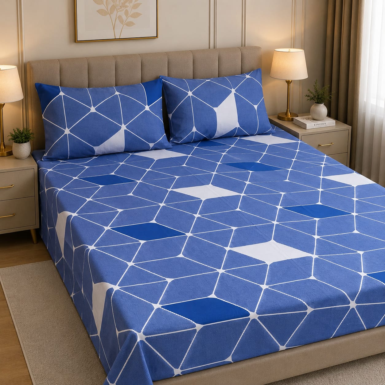 Cozify Pure Cotton Bed Sheet - King - CPB 032