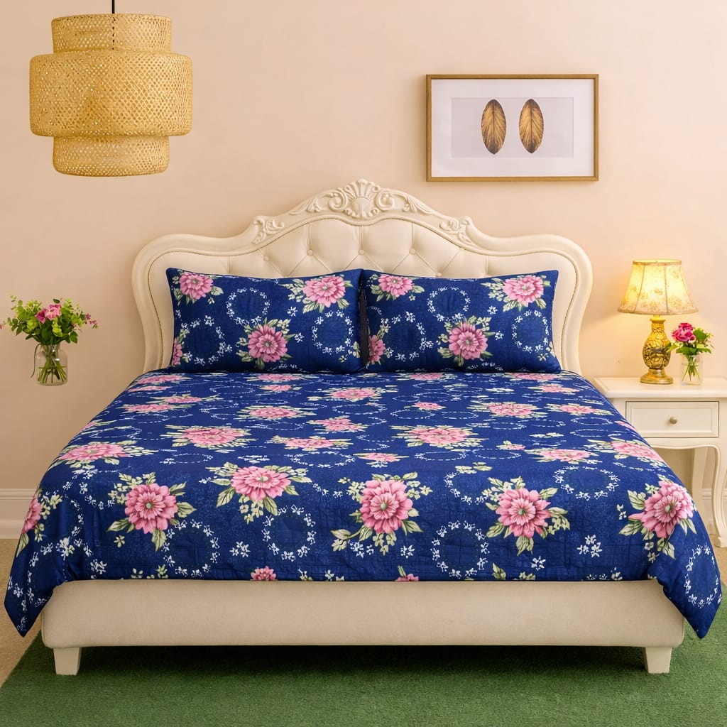 ποΈ 3 Pcs Fleece Bedsheet Set β Ultra Soft & Warm 014