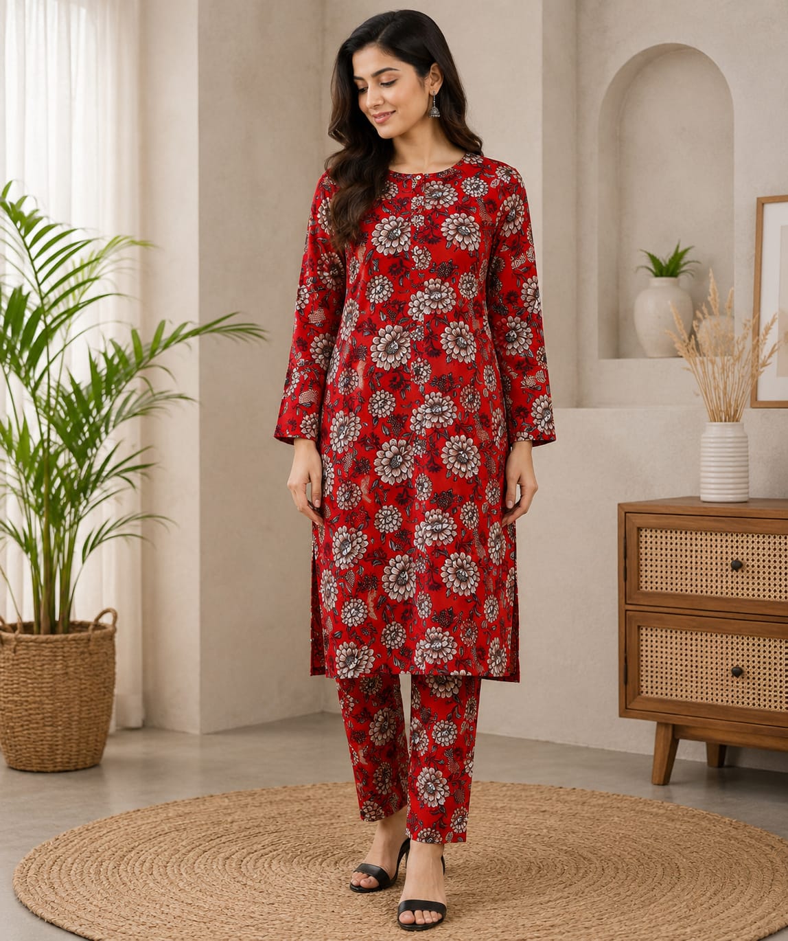 Winter Bloom β 2 Pcs Unstitched Ladies Suit