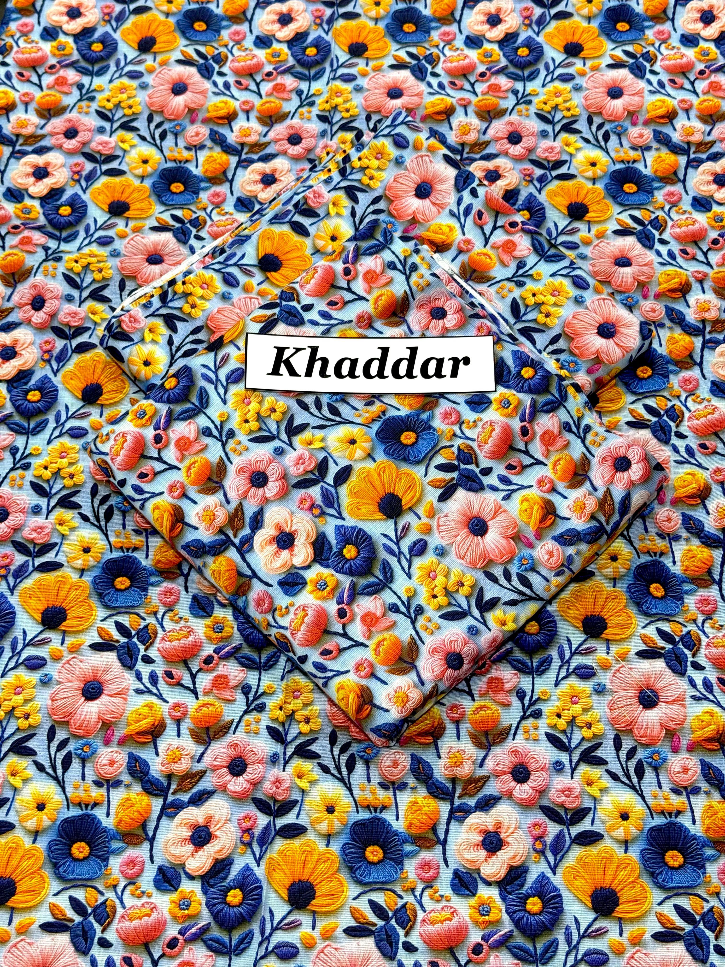 KHADDAR All Over Digital Print 2pcs 05