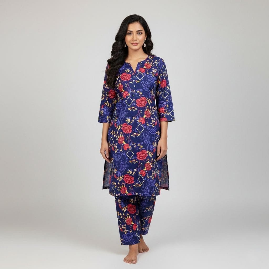 Winter Women Unstitched Suit - 2pcs - WWU045