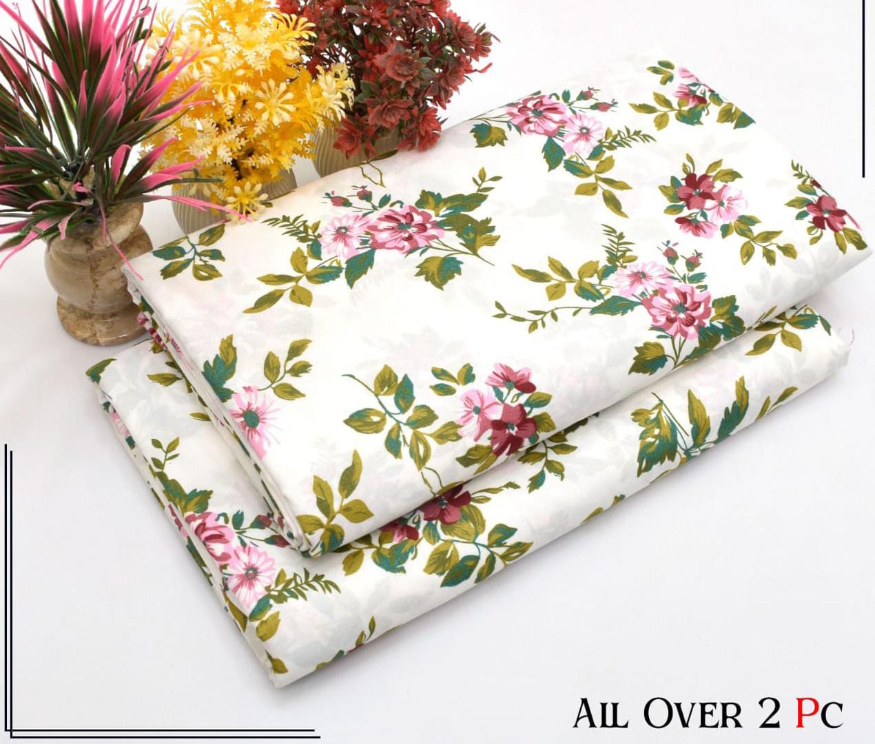 Redos Cotton Casual Summer Collection 2 Pcs Ladies Suits 030
