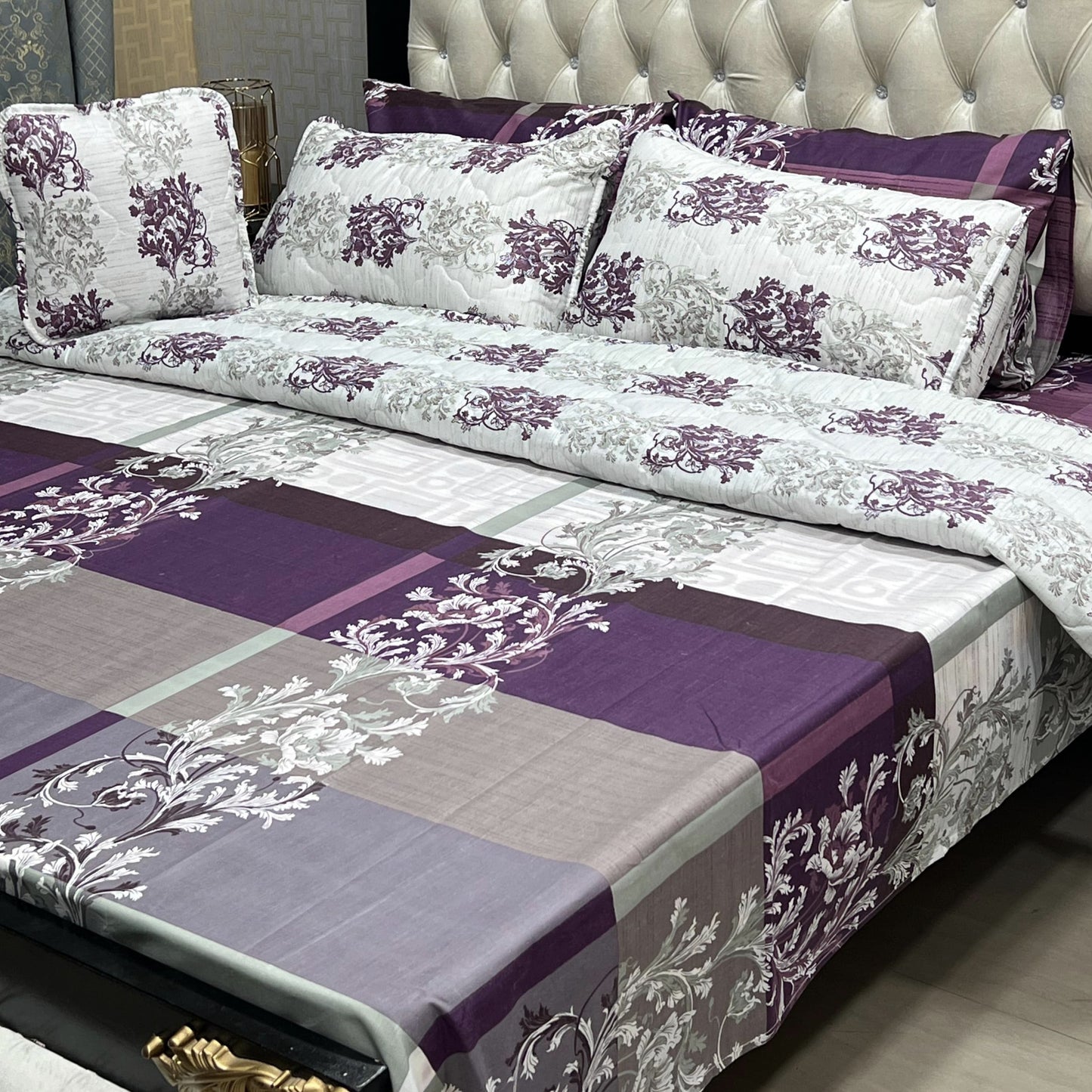 Rurva Cotton Comforter Set - 7pcs - RCS023