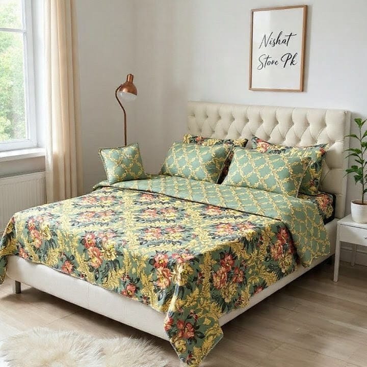 Rurva Cotton Comforter Set - 7pcs - RCS07