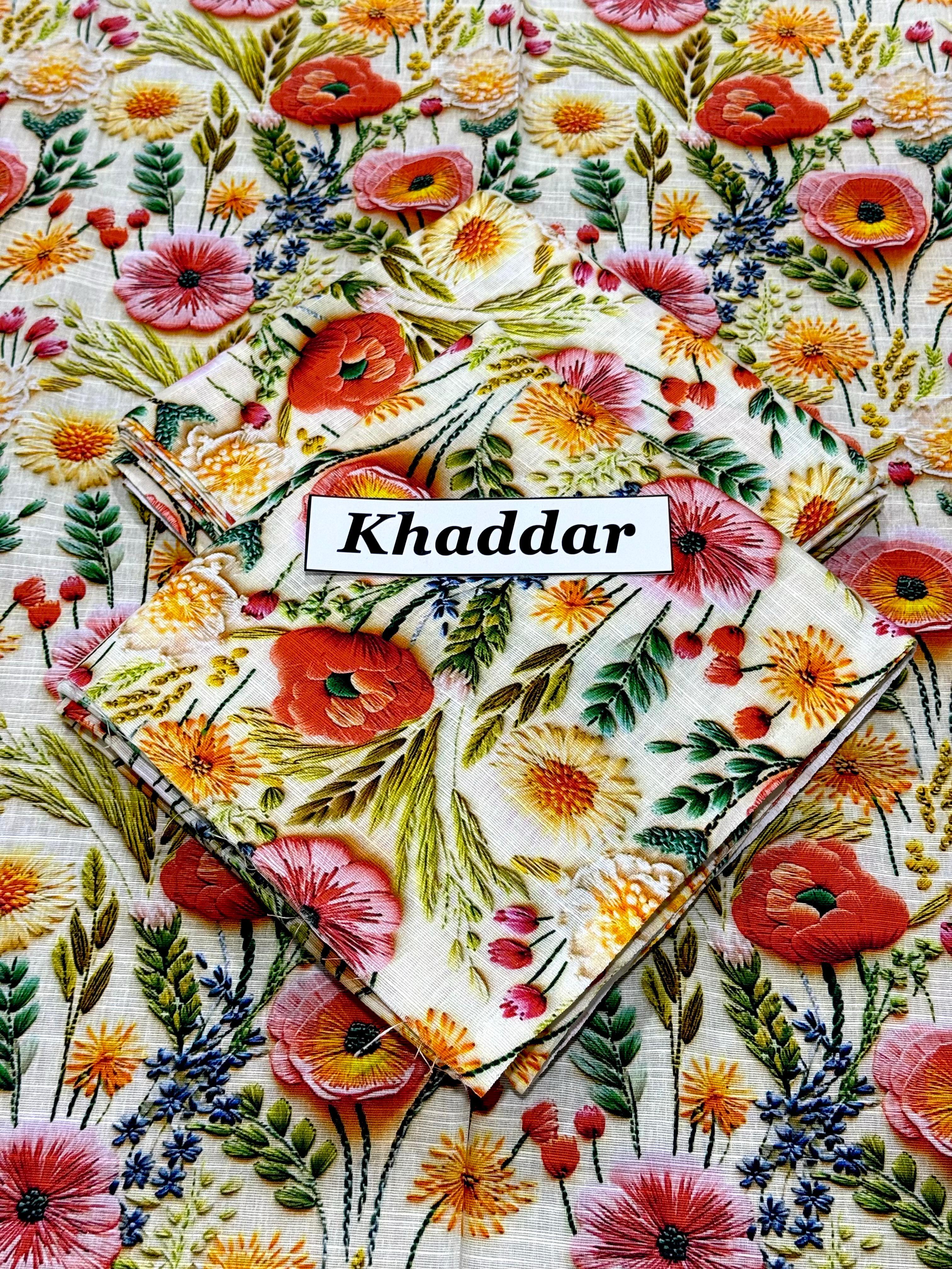 KHADDAR All Over Digital Print 2pcs 03