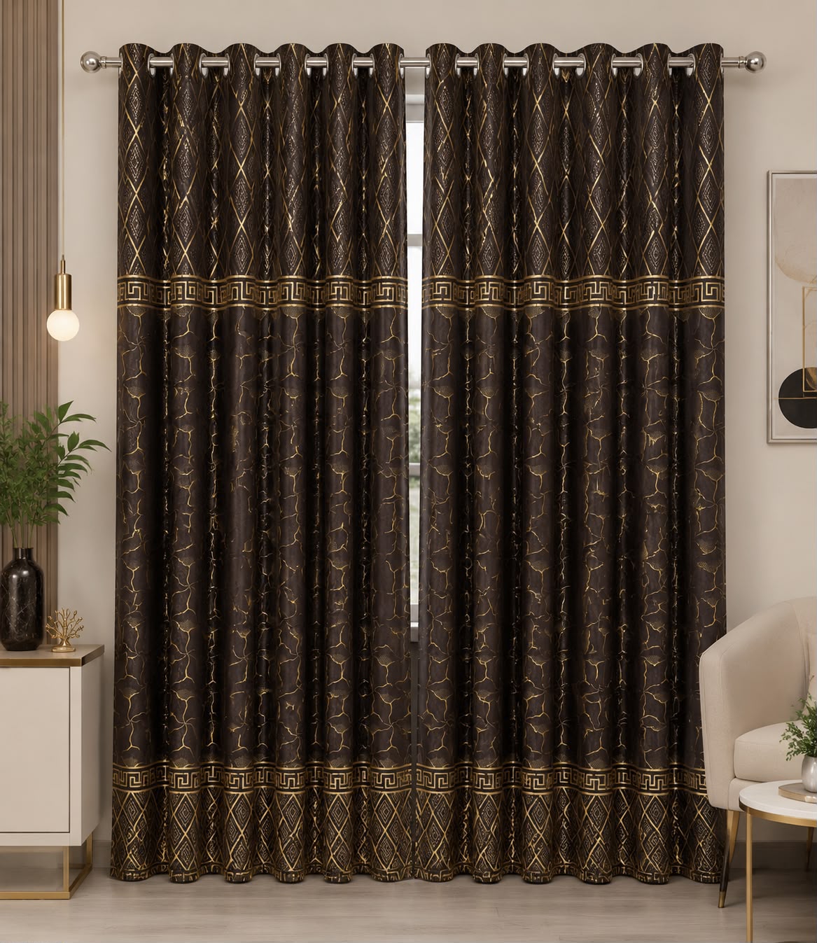 ✨ Premium Textured Velvet Curtain