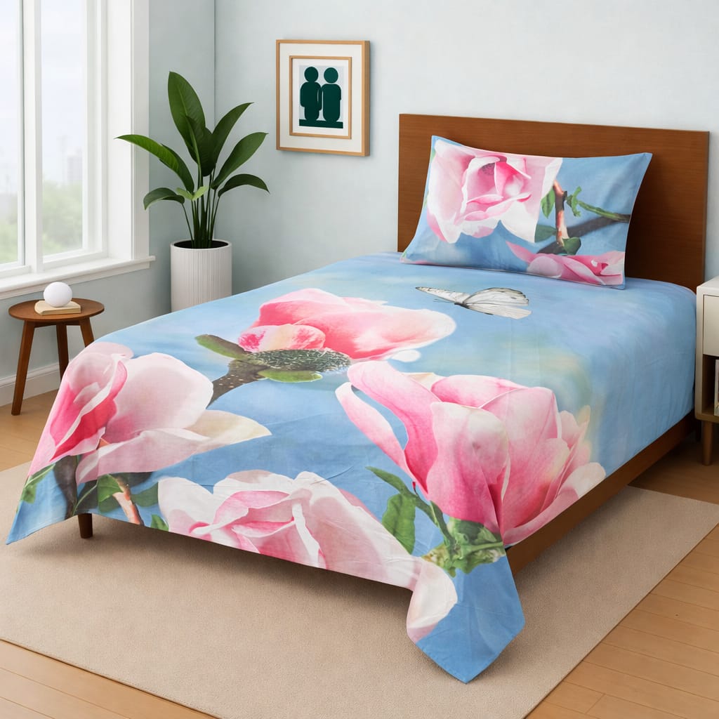 COZIFY PURE COTTON SINGLE BEDSHEET 012