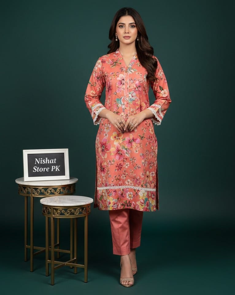 Summer Special Lawn 2 Pcs Suit 2k26