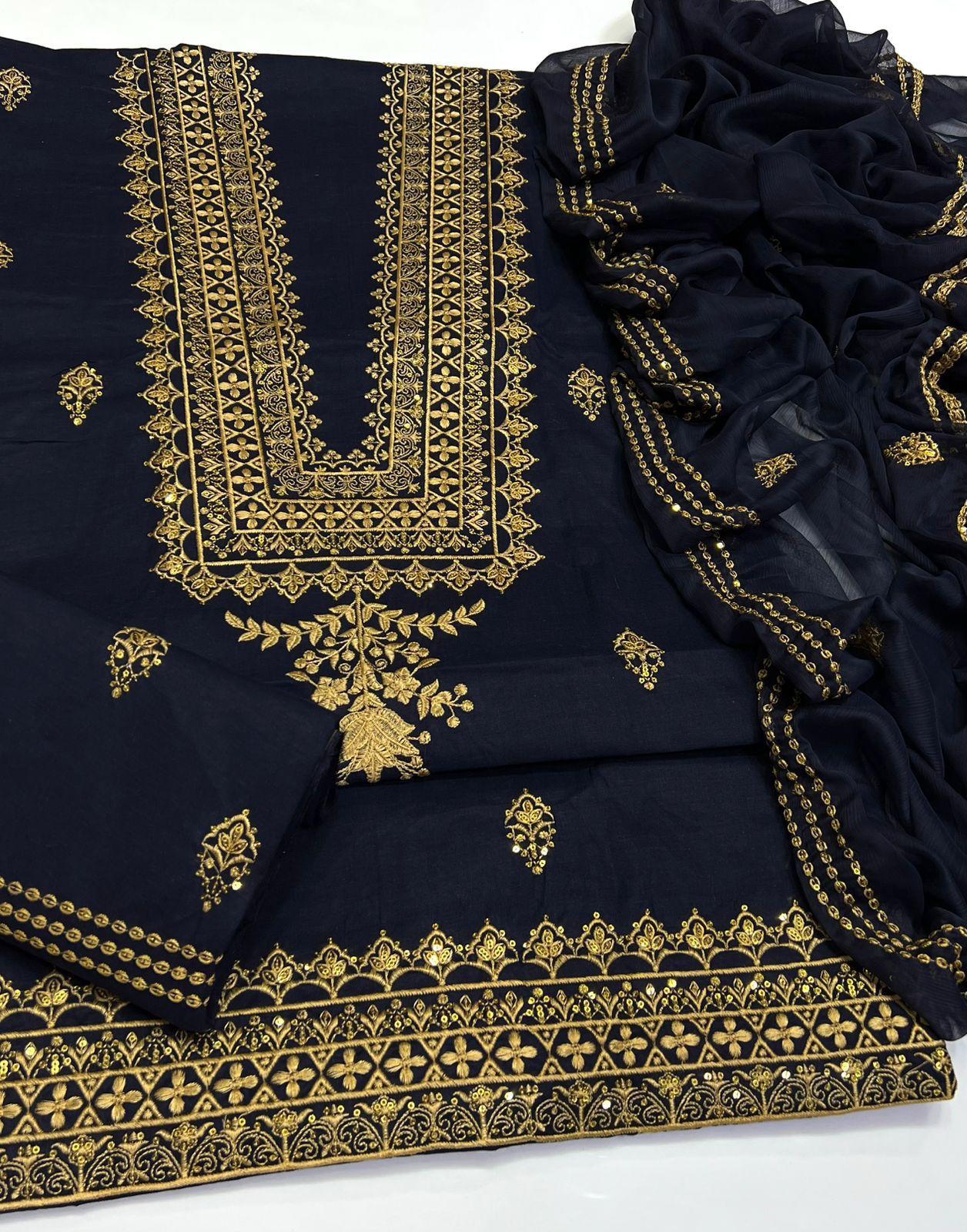 Eid Collection 2K26 – 3 Pcs Lawn / Cotton Hit Traditional Embroidery Suit