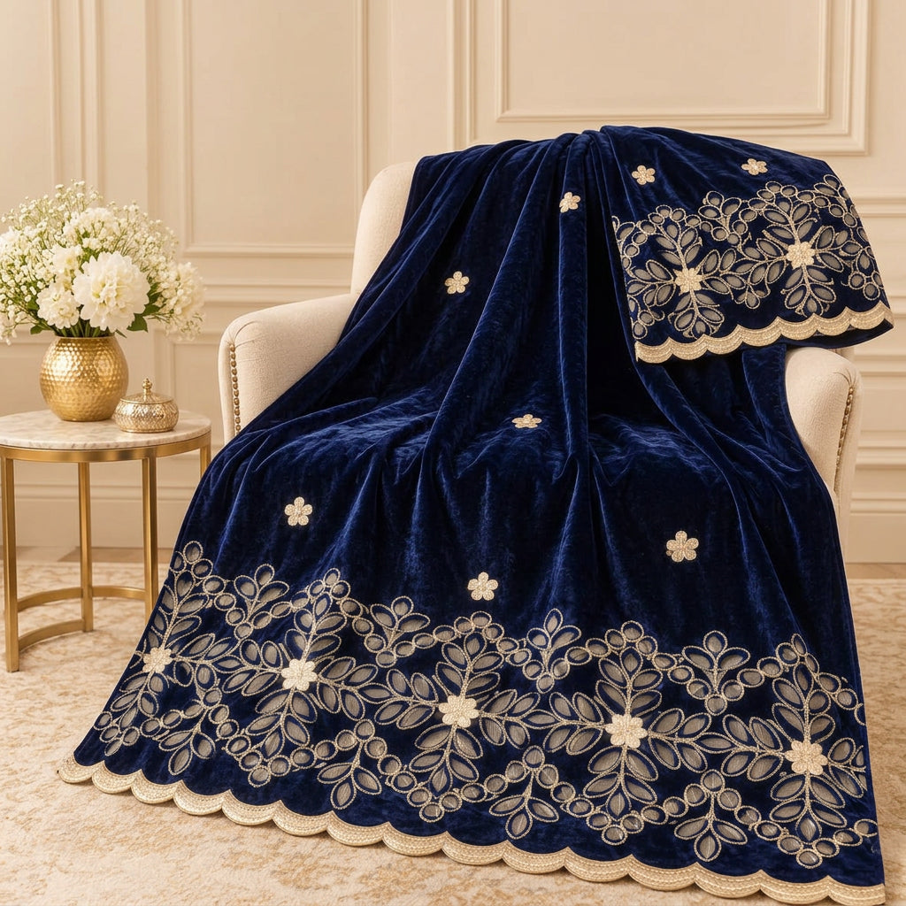 Royal Velvet Shawl – Premium Soft & Warm Winter Collection