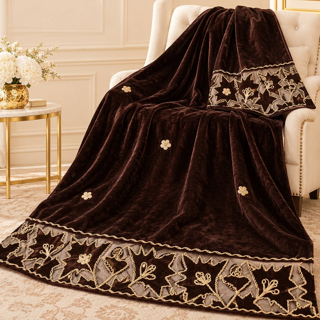 Royal Velvet Shawl – Premium Soft & Warm Winter Collection