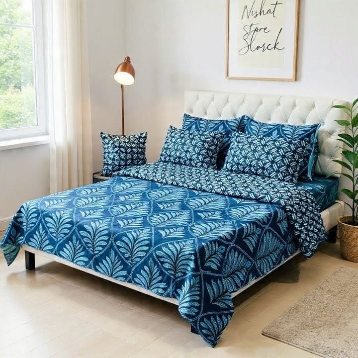 Rurva Cotton Comforter Set - 7pcs - RCS021