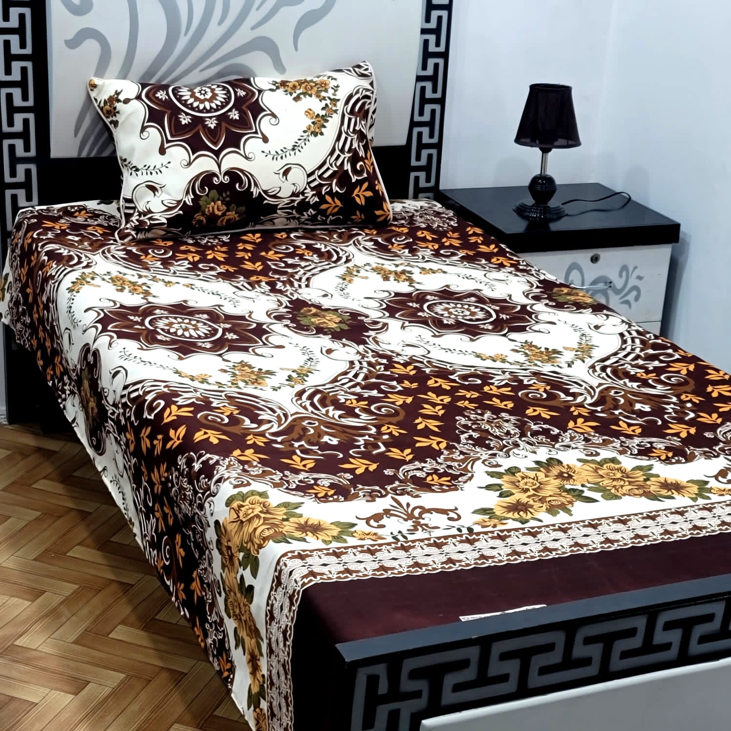 Tytan Cotton Bed Sheet - Single - TSB028