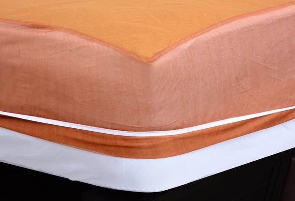 Waterproof Mattress Cover -Polish Brown - WPC05