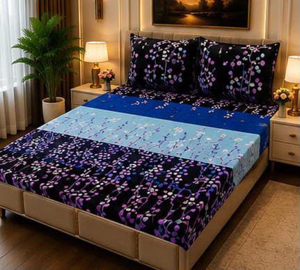 ποΈ 3 Pcs Fleece Bedsheet Set β Ultra Soft & Warm 014