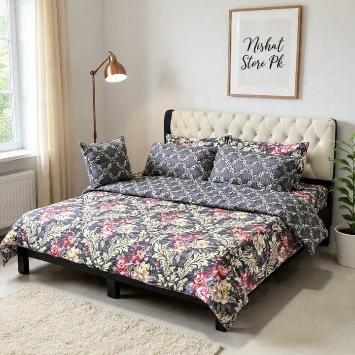 Rurva Cotton Comforter Set - 7pcs - RCS025