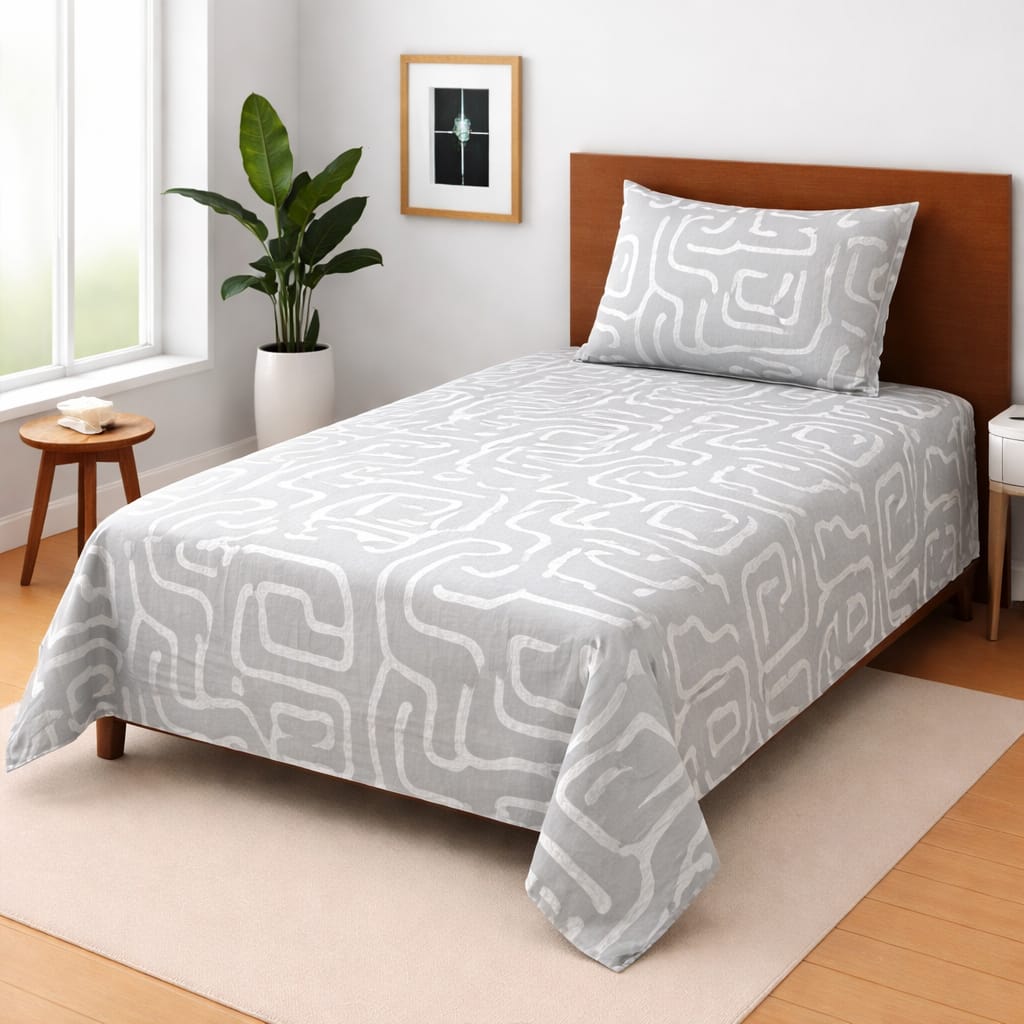COZIFY PURE COTTON SINGLE BEDSHEET 032