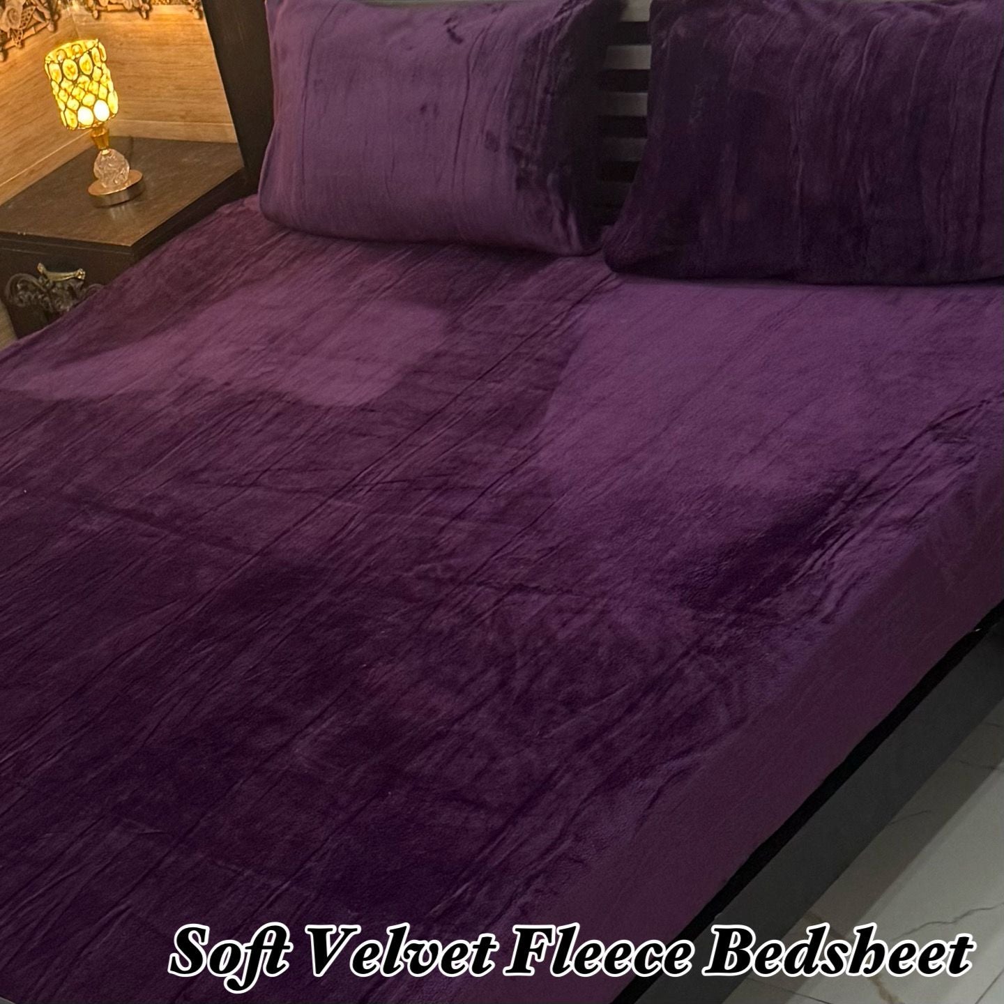 3 PCs Luxury Fleece Bedsheets 03