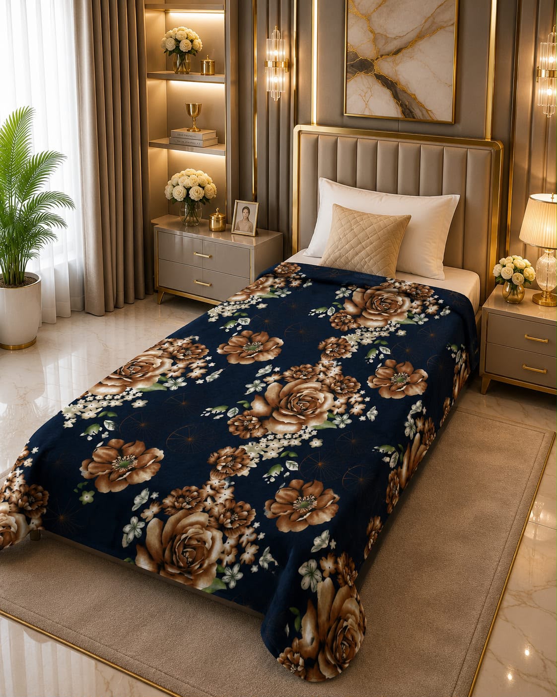 Fleezy Single Printed Blanket | Ultra Soft & Warm S14
