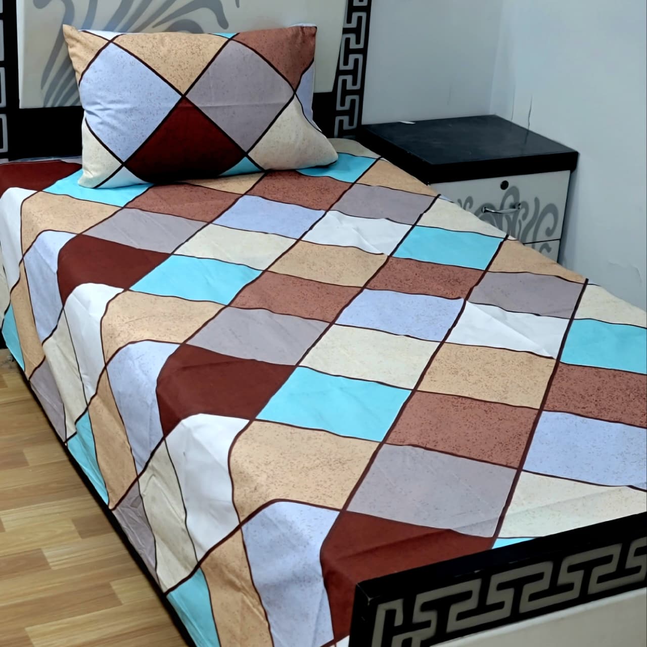 COZIFY PURE COTTON SINGLE BEDSHEET 047