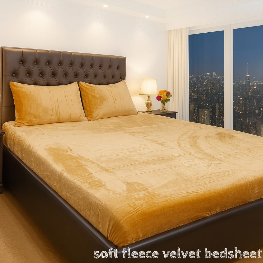 3 PCs Luxury Fleece Bedsheets 08