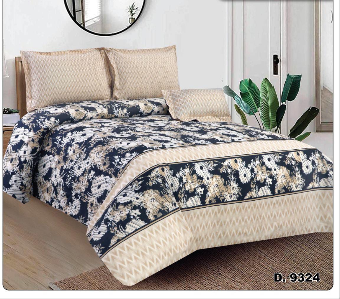 SUOREME QUALITY KING SIZE 4PCS BEDSHEET 06