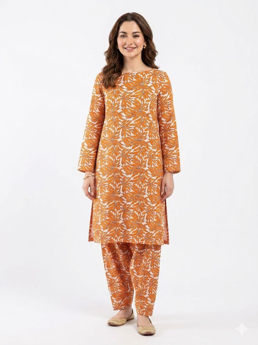 Summer Women Unstitched Suit - 2pcs - WWU077