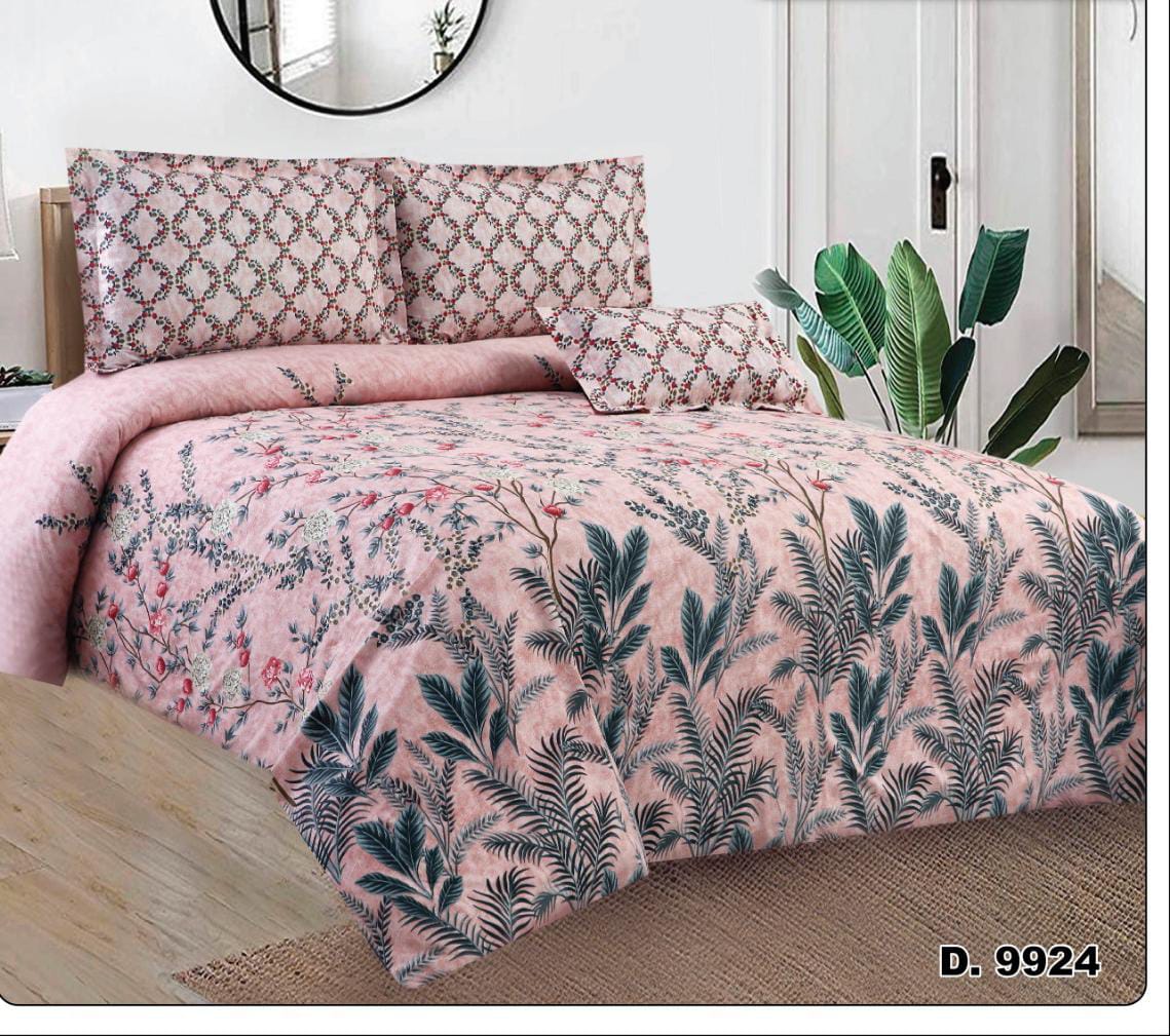 SUOREME QUALITY KING SIZE 4PCS BEDSHEET 08