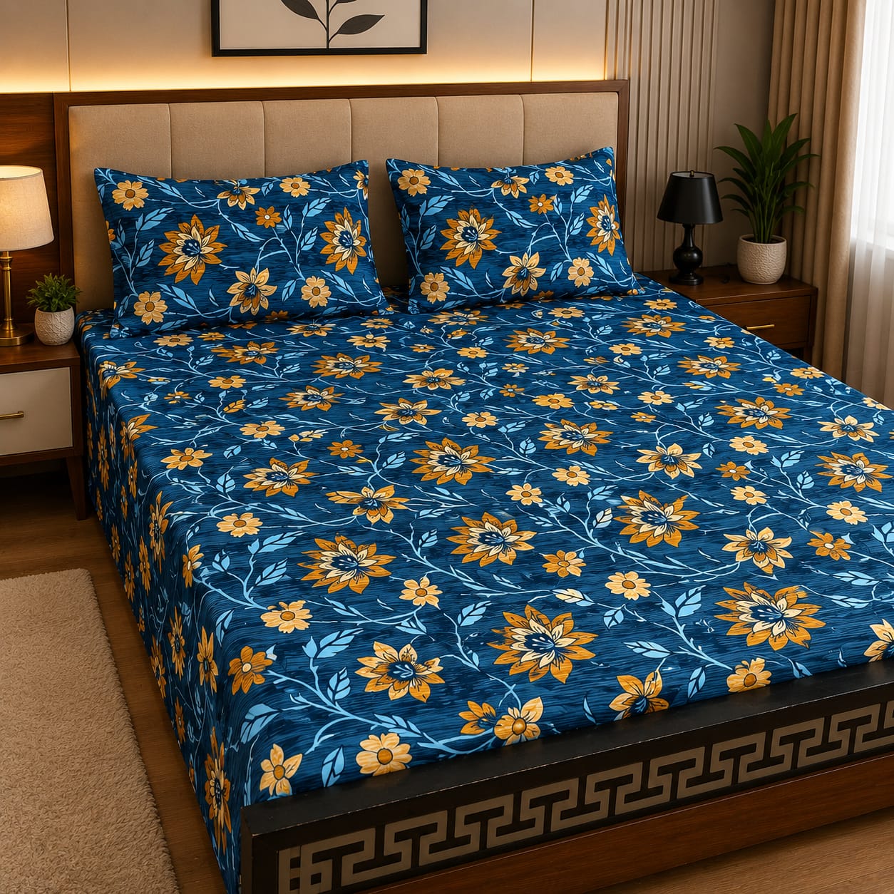 Supreme Cotton Bed Sheet - King - SBS 054