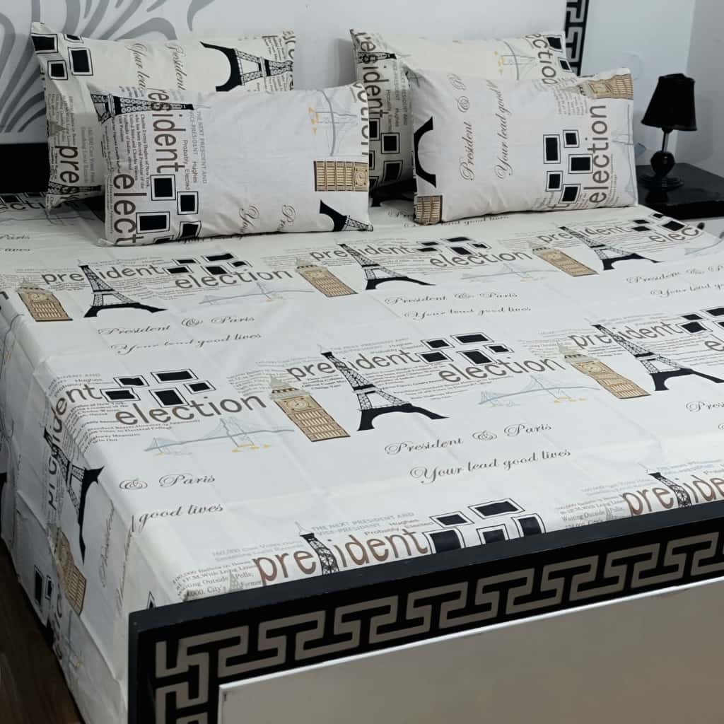 ⚜️5 PC Cozify Pure Cotton Bedsheets⚜️ 033
