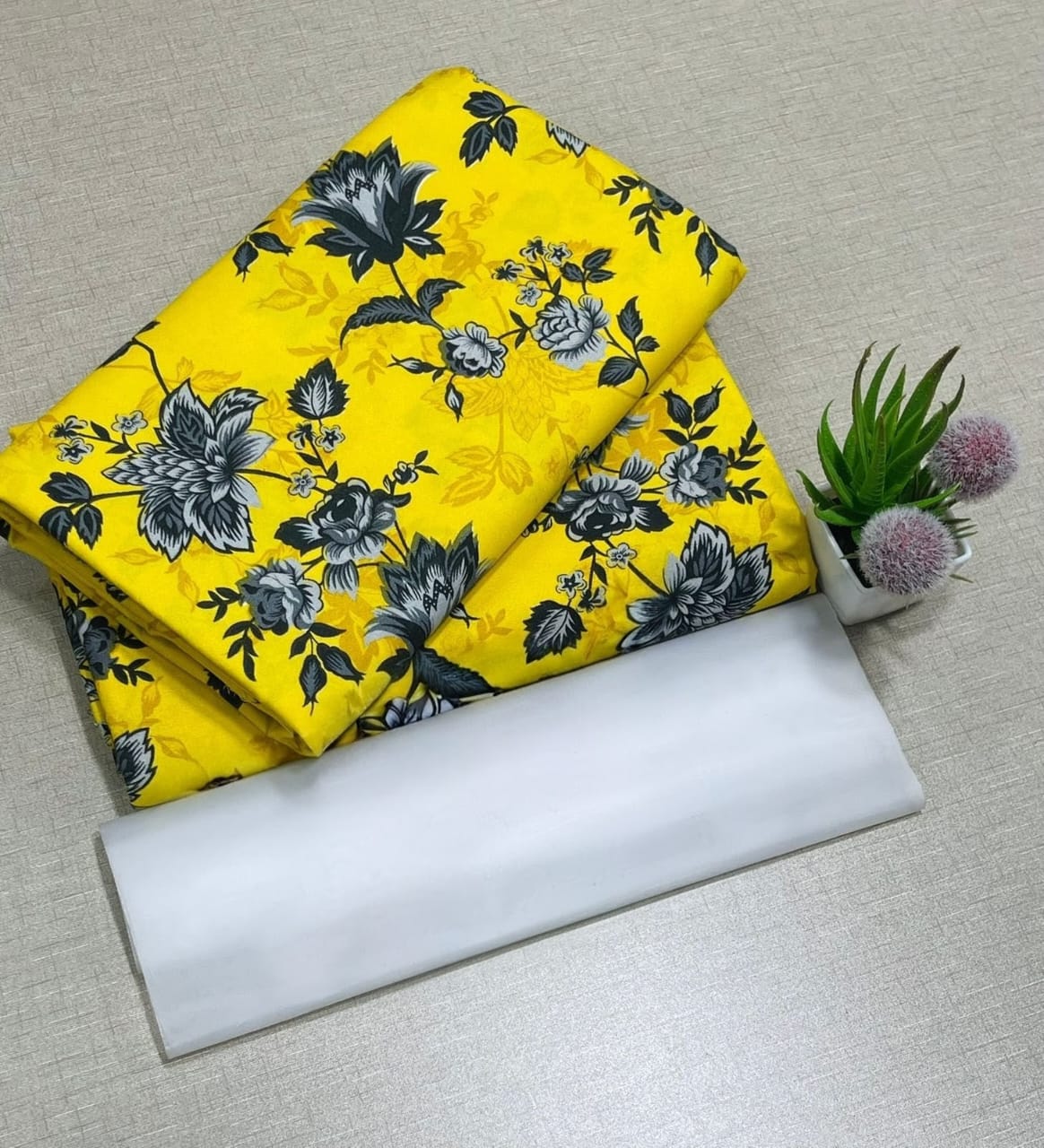 Summer Women Unstitched Suit - 2pcs - WWU08