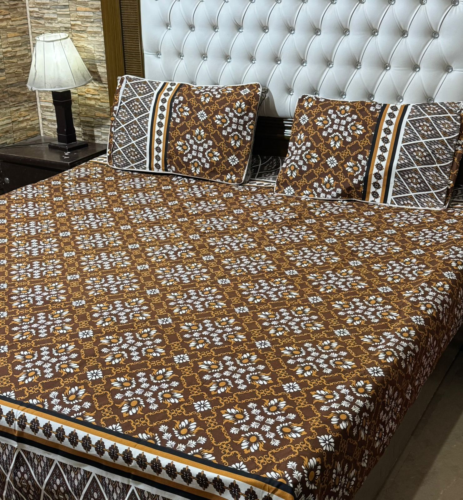 Super Cotton Bed Sheet - King - TBS028