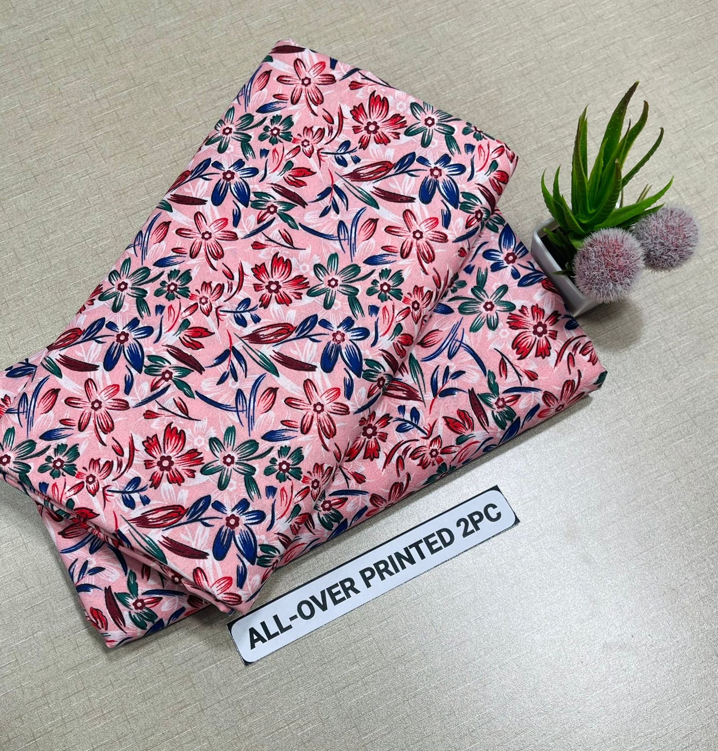 Summer Women Unstitched Suit - 2pcs - WWU061