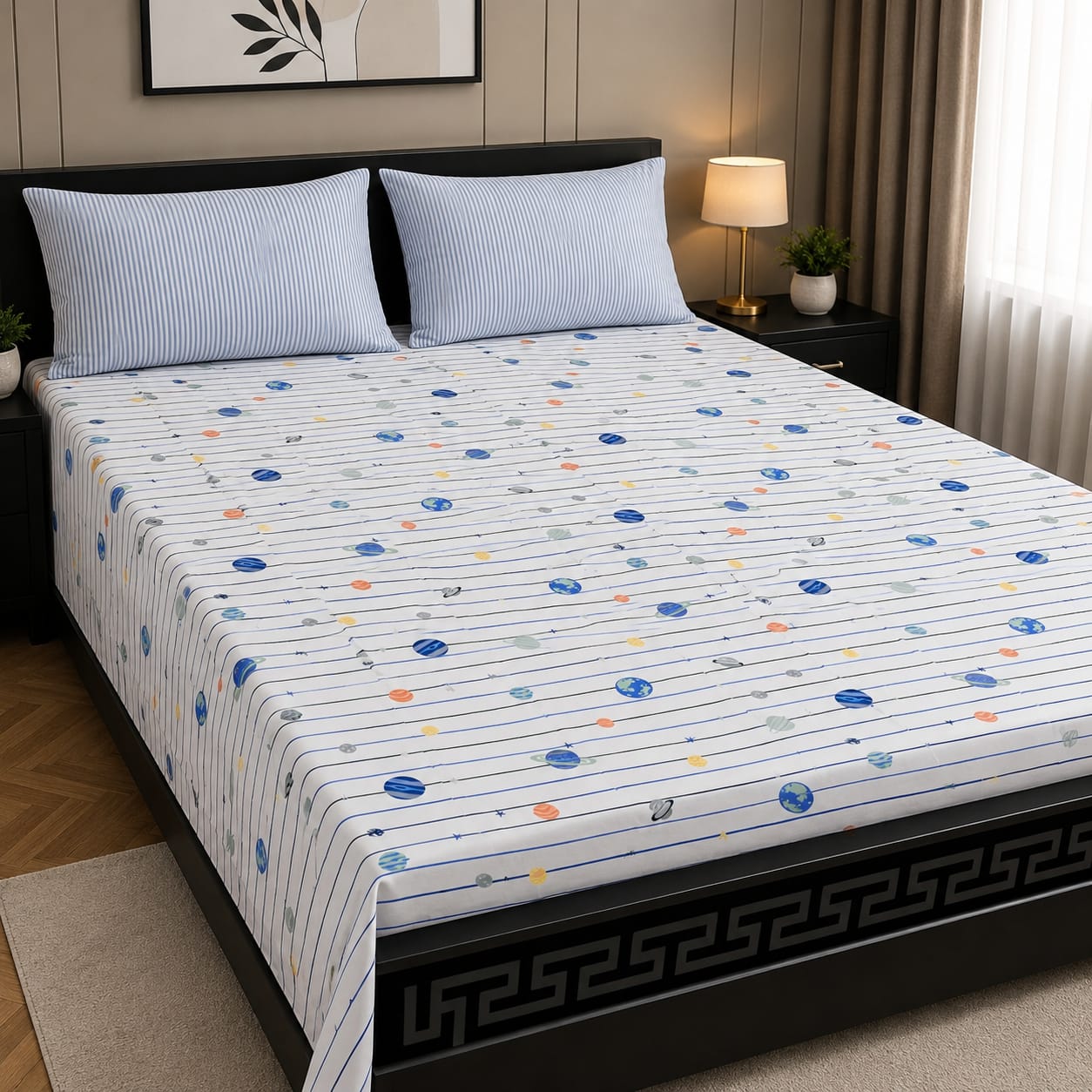 Cozify Pure Cotton Bed Sheet - King - CPB 014