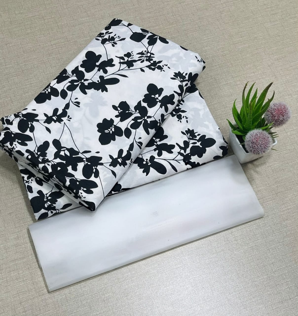 Summer Women Unstitched Suit - 2pcs - WWU06