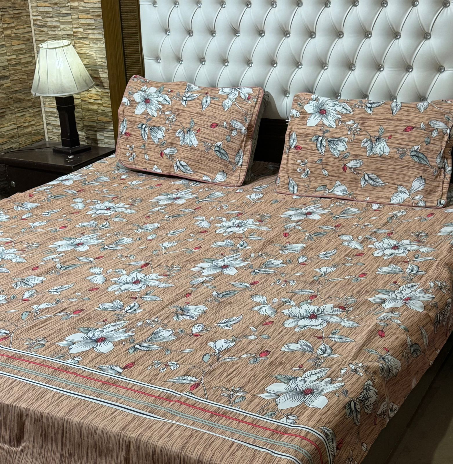 Super Cotton Bed Sheet - King - TBS030